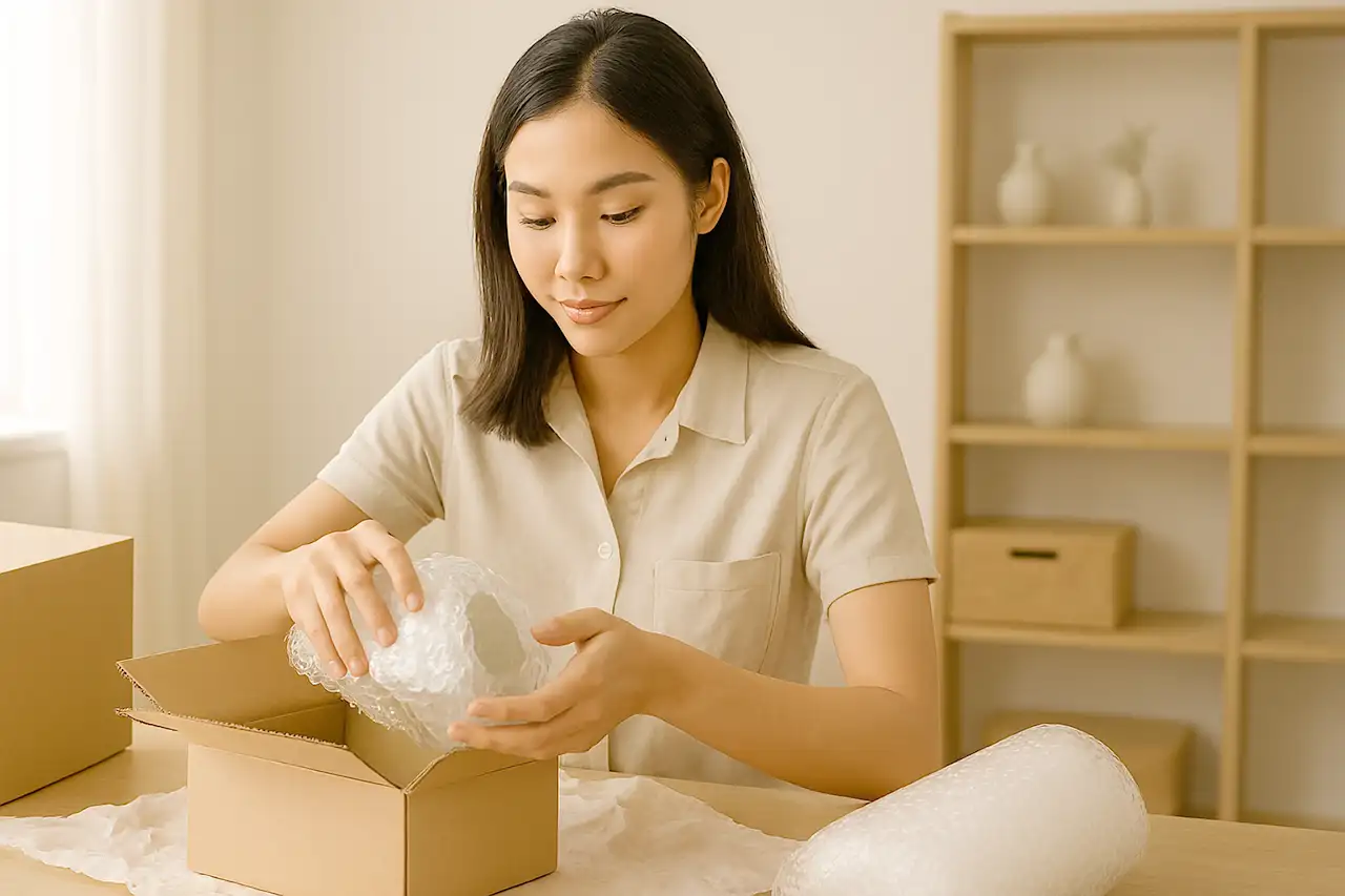 Cách đóng gói hàng dễ vỡ để vận chuyển an toàn